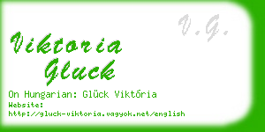 viktoria gluck business card
